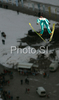 Jussi Hautamaeki of Finland soars through the air during first training jump of FIS Ski jumping World Cup finals in Planica, Slovenia. Training and qualification sessions for FIS Ski jumping World cup were held in Planica, Slovenia, on K215 ski flying hill on 13th of March, 2008.  <br> FIS Ski jumping World cup finals were held in Planica, Slovenia between 13th and 16th of March 2008.
