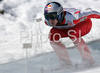Gregor Schlierenzauer of Austria on inrun during first training jump of FIS Ski jumping World Cup finals in Planica, Slovenia. Training and qualification sessions for FIS Ski jumping World cup were held in Planica, Slovenia, on K215 ski flying hill on 13th of March, 2008.  <br> FIS Ski jumping World cup finals were held in Planica, Slovenia between 13th and 16th of March 2008.
