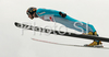 Matti Hautamaeki of Finland soars through the air during qualification jump of FIS Ski jumping World Cup finals in Planica, Slovenia. Training and qualification sessions for FIS Ski jumping World cup were held in Planica, Slovenia, on K215 ski flying hill on 13th of March, 2008.  <br> FIS Ski jumping World cup finals were held in Planica, Slovenia between 13th and 16th of March 2008.
