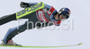 Thomas Morgenstern of Austria soars through the air during first series of day 1 of FIS Ski jumping World Cup finals in Planica, Slovenia. Day 1 of FIS Ski jumping World cup finals was held in Planica, Slovenia, on K215 ski flying hill on 14th of March, 2008.  <br> FIS Ski jumping World cup finals were held in Planica, Slovenia between 13th and 16th of March 2008.
