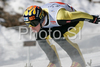 Janne Happonen of Finland takes off during training jump of FIS Ski jumping World Cup finals in Planica, Slovenia. Training session for team event of FIS Ski jumping World cup was held in Planica, Slovenia, on K215 ski flying hill on 15th of March, 2008.  <br> FIS Ski jumping World cup finals were held in Planica, Slovenia between 13th and 16th of March 2008.
