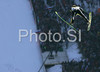 Noriaki Kasai of Japan soars through the air during training jump of FIS Ski jumping World Cup finals in Planica, Slovenia. Training session for team event of FIS Ski jumping World cup was held in Planica, Slovenia, on K215 ski flying hill on 15th of March, 2008.  <br> FIS Ski jumping World cup finals were held in Planica, Slovenia between 13th and 16th of March 2008.
