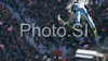 Bjoern Einar Romoeren of Norway soars through the air during training jump of FIS Ski jumping World Cup finals in Planica, Slovenia. Training session for team event of FIS Ski jumping World cup was held in Planica, Slovenia, on K215 ski flying hill on 15th of March, 2008.  <br> FIS Ski jumping World cup finals were held in Planica, Slovenia between 13th and 16th of March 2008.

