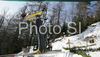 Matti Hautamaeki of Finland takes off during training jump of FIS Ski jumping World Cup finals in Planica, Slovenia. Training session for team event of FIS Ski jumping World cup was held in Planica, Slovenia, on K215 ski flying hill on 15th of March, 2008.  <br> FIS Ski jumping World cup finals were held in Planica, Slovenia between 13th and 16th of March 2008.
