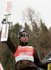 Overall World Cup third placed Janne Ahonen of Finland celebrate his medal won in FIS Ski jumping World Cup finals in Planica, Slovenia. Last race of FIS Ski jumping World cup were held in Planica, Slovenia, on K215 ski flying hill on 16th of March, 2008.  <br> FIS Ski jumping World cup finals were held in Planica, Slovenia between 13th and 16th of March 2008.
