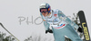 Robert Kranjec of Slovenia soars through the air in second jump of last race of FIS Ski jumping World Cup finals in Planica, Slovenia. Last race of FIS Ski jumping World cup was held in Planica, Slovenia, on K215 ski flying hill on 16th of March, 2008.  <br> FIS Ski jumping World cup finals were held in Planica, Slovenia between 13th and 16th of March 2008.
