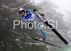 Thomas Morgenstern of Austria during qualifications for FIS Ski jumping World cup in Engelberg, Switzerland. Qualifications for FIS Ski jumping World cup in Engelberg, Switzerland, were held on Friday, 19th of December 2008 in Engelberg, Switzerland

