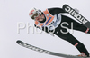 Tom Hilde of Norway soars through the air during first round of day 1 of FIS Ski jumping World Cup finals in Planica, Slovenia. First day of FIS Ski jumping World cup finals was held on Friday, 20th of March 2009 in Planica, Slovenia.
