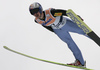 Second placed Adam Malysz of Poland soars through the air during first round of day 1 of FIS Ski jumping World Cup finals in Planica, Slovenia. First day of FIS Ski jumping World cup finals was held on Friday, 20th of March 2009 in Planica, Slovenia.
