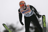 Ville Larinto of Finland soars through the air during first round of day 1 of FIS Ski jumping World Cup finals in Planica, Slovenia. First day of FIS Ski jumping World cup finals was held on Friday, 20th of March 2009 in Planica, Slovenia.
