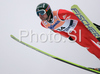 Third placed Dimitry Vassiliev of Russia soars through the air during first round of day 1 of FIS Ski jumping World Cup finals in Planica, Slovenia. First day of FIS Ski jumping World cup finals was held on Friday, 20th of March 2009 in Planica, Slovenia.
