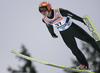 Eight placed Harri Olli of Finland soars through the air during first round of day 1 of FIS Ski jumping World Cup finals in Planica, Slovenia. First day of FIS Ski jumping World cup finals was held on Friday, 20th of March 2009 in Planica, Slovenia.
