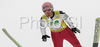 Martin Koch of Austria soars through the air during first round of Team competition of FIS Ski jumping World Cup finals in Planica, Slovenia. Team competition of FIS Ski jumping World cup finals was held on Saturday, 21st of March 2009 in Planica, Slovenia.
