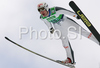 Johan Remen Evensen of Norway soars through the air during first round of Team competition of FIS Ski jumping World Cup finals in Planica, Slovenia. Team competition of FIS Ski jumping World cup finals was held on Saturday, 21st of March 2009 in Planica, Slovenia.
