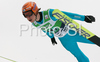 Kalle Keituri of Finland soars through the air during first round of Team competition of FIS Ski jumping World Cup finals in Planica, Slovenia. Team competition of FIS Ski jumping World cup finals was held on Saturday, 21st of March 2009 in Planica, Slovenia.
