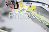 Gregor Schlierenzauer of Austria soars through the air during first round of Team competition of FIS Ski jumping World Cup finals in Planica, Slovenia. Team competition of FIS Ski jumping World cup finals was held on Saturday, 21st of March 2009 in Planica, Slovenia.
