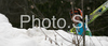 Kalle Keituri of Finland heading toward top of hill before trial round of Team competition of FIS Ski jumping World Cup finals in Planica, Slovenia. Team competition of FIS Ski jumping World cup finals was held on Saturday, 21st of March 2009 in Planica, Slovenia.
