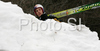 Gregor Schlierenzauer of Austria heading to top of the hill before trial round of Team competition of FIS Ski jumping World Cup finals in Planica, Slovenia. Team competition of FIS Ski jumping World cup finals was held on Saturday, 21st of March 2009 in Planica, Slovenia.

