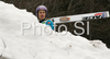 Martin Schmitt of Germany heading to top of the hill before trial round of Team competition of FIS Ski jumping World Cup finals in Planica, Slovenia. Team competition of FIS Ski jumping World cup finals was held on Saturday, 21st of March 2009 in Planica, Slovenia.
