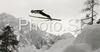 Gregor Schlierenzauer of Austria soars through the air during trial round of Team competition of FIS Ski jumping World Cup finals in Planica, Slovenia. Team competition of FIS Ski jumping World cup finals was held on Saturday, 21st of March 2009 in Planica, Slovenia.
