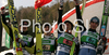 Second placed Poland with Kamil Stoch, Lukasz Rutkowski, Stefan Hula and Adam Malysz celebrate their medals won in Team competition of FIS Ski jumping World Cup finals in Planica, Slovenia. Team competition of FIS Ski jumping World cup finals was held on Saturday, 21st of March 2009 in Planica, Slovenia.
