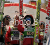 Winning team of Norway with Tom Hilde, Johan Remen Evensen, Anders Jacobsen and Anders Bardal celebrate their medals won in Team competition of FIS Ski jumping World Cup finals in Planica, Slovenia. Team competition of FIS Ski jumping World cup finals was held on Saturday, 21st of March 2009 in Planica, Slovenia.
