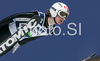 Tom Hilde of Norway soars through the air during first round of final race of FIS Ski jumping World Cup finals in Planica, Slovenia. Last race of FIS Ski jumping World cup 2008-09 was held on Sunday, 22nd of March 2009 in Planica, Slovenia.
