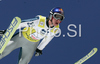 Gregor Schlierenzauer of Austria soars through the air during first round of final race of FIS Ski jumping World Cup finals in Planica, Slovenia. Last race of FIS Ski jumping World cup 2008-09 was held on Sunday, 22nd of March 2009 in Planica, Slovenia.
