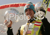 Gregor Schlierenzauer of Austria celebrate his overall World Cup victory after final race of FIS Ski jumping World Cup finals in Planica, Slovenia. Last race of FIS Ski jumping World cup 2008-09 was held on Sunday, 22nd of March 2009 in Planica, Slovenia.

