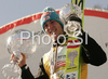 Gregor Schlierenzauer of Austria celebrate his overall World Cup victory after final race of FIS Ski jumping World Cup finals in Planica, Slovenia. Last race of FIS Ski jumping World cup 2008-09 was held on Sunday, 22nd of March 2009 in Planica, Slovenia.
