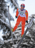 Janne Ahonen (FIN) during FIS ski jumping World cup in Engelberg, Switzerland. FIS Ski jumping World Cup race in Engelberg, Switzerland, was held on 18th of December 2009.
