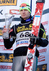 Third placed Janne Ahonen of Finland at the medal ceremony after he competed in the Final Round of the FIS Ski Jumping World Cup event of the 58th Four Hills ski jumping tournament, on January 3, 2010 in Bergisel, Innsbruck, Austria.
