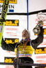 Andreas Kofler of Austria celebrates winning the 58th Four Hills ski jumping tournament at the medal ceremony, on January 6, 2010 in Bischofshofen, Austria.

