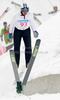 Matti Nykanen of Finland competes during Masters World championships in ski jumping in Ziri, Slovenia. Masters World championships in ski jumping competition on HS40 hill was held on Thursday, 28th of January 2010 in Ziri, Slovenia.
