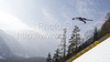 Michael Neumayer of Germany soars through the air during his ski jump of second day of FIS Ski flying World championships in Planica, Slovenia. Second day of FIS Ski flying World Championships was held on Saturday, 20th of March 2010, in Planica, Slovenia.
