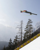 Anders Jacobsen of Norway soars through the air during his ski jump of second day of FIS Ski flying World championships in Planica, Slovenia. Second day of FIS Ski flying World Championships was held on Saturday, 20th of March 2010, in Planica, Slovenia.
