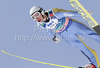 Sebastian Colloredo of Italy soars through the air during his ski jump of second day of FIS Ski flying World championships in Planica, Slovenia. Second day of FIS Ski flying World Championships was held on Saturday, 20th of March 2010, in Planica, Slovenia.
