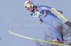 Richard Freitag of Germany soars through the air during his ski jump of second day of FIS Ski flying World championships in Planica, Slovenia. Second day of FIS Ski flying World Championships was held on Saturday, 20th of March 2010, in Planica, Slovenia.
