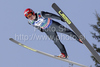 Janne Happonen of Finland soars through the air during his ski jump of second day of FIS Ski flying World championships in Planica, Slovenia. Second day of FIS Ski flying World Championships was held on Saturday, 20th of March 2010, in Planica, Slovenia.
