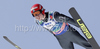 Janne Happonen of Finland soars through the air during his ski jump of second day of FIS Ski flying World championships in Planica, Slovenia. Second day of FIS Ski flying World Championships was held on Saturday, 20th of March 2010, in Planica, Slovenia.

