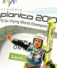 Winner Simon Ammann of Switzerland celebrates his medal won in FIS Ski flying World championships in Planica, Slovenia. Second day of FIS Ski flying World Championships was held on Saturday, 20th of March 2010, in Planica, Slovenia.
