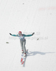 Matti Hautamaeki of Finland soars through the air during his jump during second day of FIS Ski flying World championships in Planica, Slovenia. Second day of FIS Ski flying World Championships was held on Saturday, 20th of March 2010, in Planica, Slovenia.
