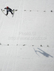 Janne Happonen of Finland soars through the air during his jump during second day of FIS Ski flying World championships in Planica, Slovenia. Second day of FIS Ski flying World Championships was held on Saturday, 20th of March 2010, in Planica, Slovenia.
