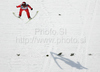 Harri Olli of Finland soars through the air during his jump during second day of FIS Ski flying World championships in Planica, Slovenia. Second day of FIS Ski flying World Championships was held on Saturday, 20th of March 2010, in Planica, Slovenia.
