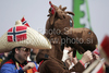 Norwegian spectators in outrun during second day of FIS Ski flying World championships in Planica, Slovenia. Second day of FIS Ski flying World Championships was held on Saturday, 20th of March 2010, in Planica, Slovenia.
