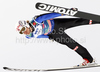 Bjoern Einar Romoeren of Norway soars through the air during his ski jump of team event of FIS Ski flying World championships in Planica, Slovenia. Second day of FIS Ski flying World Championships was held on Sunday, 21st of March 2010, in Planica, Slovenia.
