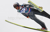 Gregor Schlierenzauer of Austria soars through the air during his ski jump of team event of FIS Ski flying World championships in Planica, Slovenia. Second day of FIS Ski flying World Championships was held on Sunday, 21st of March 2010, in Planica, Slovenia.

