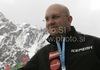 Head coach of Finland ski jumping team Janne Vaatainen during team event of FIS Ski flying World championships in Planica, Slovenia. Team event of FIS Ski flying World Championships was held on Sunday, 21st of March 2010, in Planica, Slovenia.
