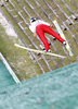 Ski jumper competing in FIS Summer ski jumping Continental cup race, which was held in Kranj, Slovenia. First out of two races of FIS Skumer ski jumping Continental Cup was held on Friday, 2nd of July 2010 on HS 109 ski jumping hill in Kranj, Slovenia.
