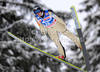 Robert Kranjec (SLO) <br>  <br>  during FIS Ski jumping World cup race in Engelberg, Switzerland. FIS Ski jumping World cup in Engelberg, Switzerland was held on 18th of December 2010.
